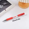 thumbnail image 3 of Preplabs 5 PCS Gel Ink Pens, Fine Point 0.5mm, Red Pens with Visible Ink Supply, Ergonomic Soft Grip, Quick-Drying Professional Pens for Office Work and Daily Writing, 3 of 7