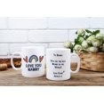 thumbnail image 1 of Personalised "Love You" Rainbow Mug, Add Your Message - As Picture - 15Oz, 1 of 4