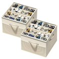 thumbnail image 1 of Organizador de zapatos Aokeyee Closet plegable, paquete de 2, 16 a 32 pares, 1 of 6