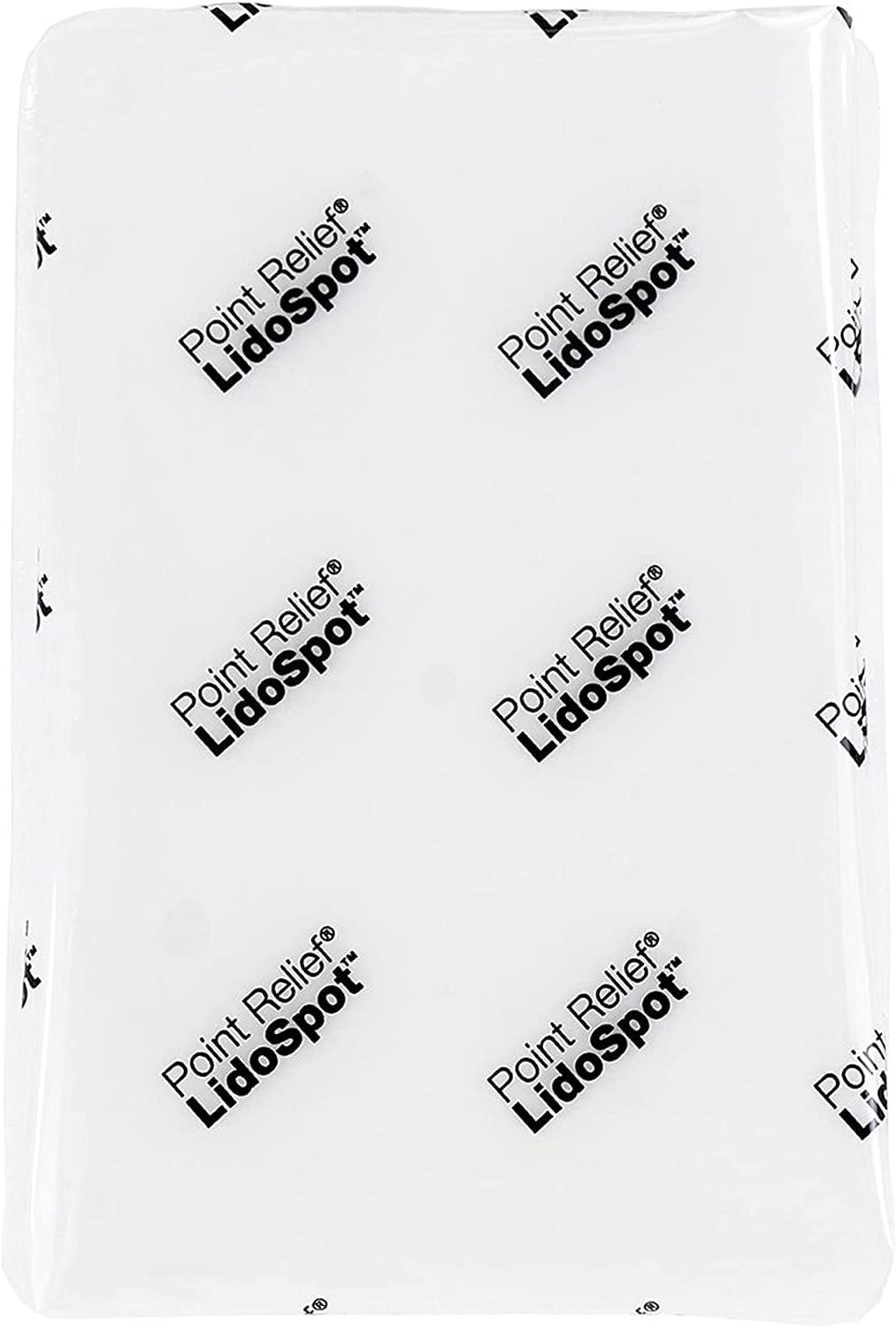 Point Relief LidoSpot pain relieving patch, universal size (4" x 6"), 20/pack