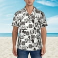 thumbnail image 4 of Balery Beach Print Men's Hawaiian Shirts Short Sleeve Beach Shirt Relaxed Fit Vacation Button Down Shirts-Medium, 4 of 9