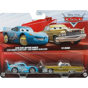 Disney and Pixar Cars 2-Pack, Set of 2 1:55 Scale Die-Cast Toy Vehicles (Styles May Vary)