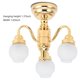 thumbnail image 4 of sweethay 1/12 casa de muñecas miniatura LED luces de techo decoración DIY candelabro alimentado por batería lámparas accesorios sala de casas de muñecas, 4 of 6
