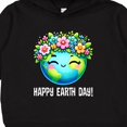 thumbnail image 3 of Inktastic Happy Earth Day Flowered Toddler Hoodie, 3 of 4