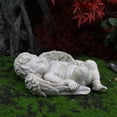 thumbnail image 3 of Copa de dormir con escultura de resina con forma de ángel y querubín para decoración de jardín, 3 of 3