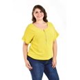 thumbnail image 1 of Blusa Roman Fashion con Cierre Talla Extra Verde Lima 38, 1 of 7