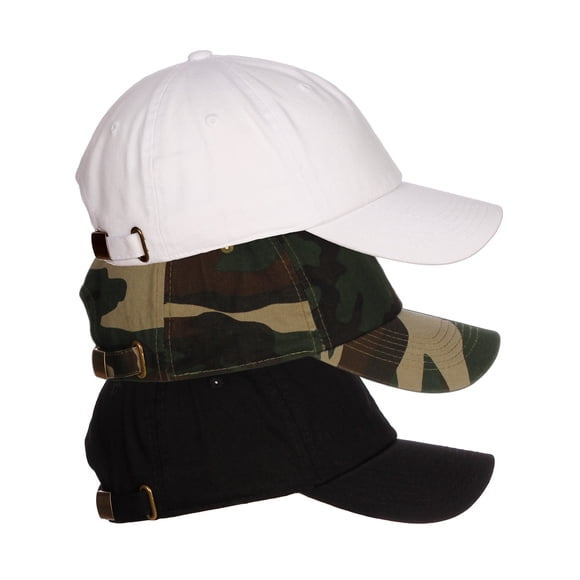 Diversity & Inclusion D&I Chapeau de Papa Uni 100% Coton Chapeau Non Structuré Unisexe - Camouflage Blanc Noir