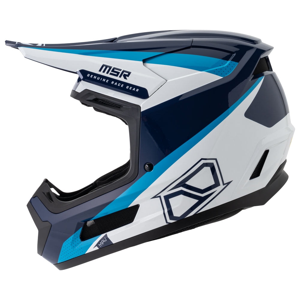 MSR™ Mav Inertia Dirt Bike Motocross Helmet w/MIPS X-Large Blue/White