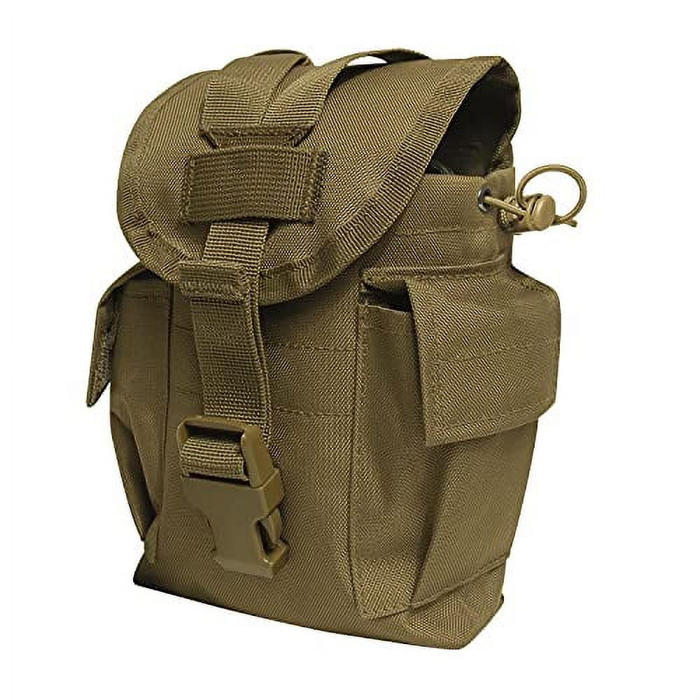 Rothco Utility Pouch with Survival Kit Essentials 10189 - Coyote Brown
