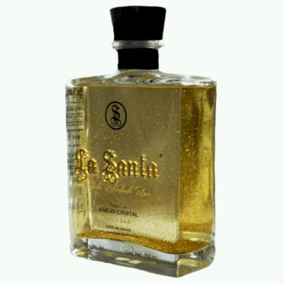 Paquete de 3 Tequila La Santa Añejo Cristal 750 ml