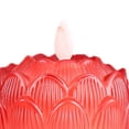 thumbnail image 2 of Lámpara LED de loto colorida, lámpara de Buda doméstica estable y segura con ahorro de energía para templos, salas budistas, color rojo, 2 of 5
