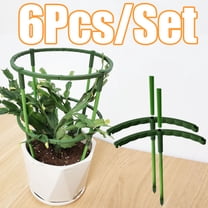 Cheers.US 6pcs Plant Support Plant Stakes, Metal Garden Plant Supports, Plant Cage, Plant Support Ring, Plant Support Stakes for Peony, Tomato, Hydrangea, Indoor Plants