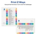 thumbnail image 4 of Avery A-Z Dividers, 26 Tabs, Ready Index, Multicolor Tabs (11125), 4 of 9