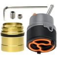 thumbnail image 1 of Rp50587 Válvula de cartucho de repuesto compatible con grifos de cocina y lavabo Delta Dst de una sola manija - Incluye tuerca de capó Rp51503 Fácil instalación, 1 of 1