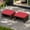 Red, variant on YYAo Footstool Ottoman Seat,Multipurpose Outdoor 2 Pieces Patio PE Rattan Ottomans Footstool-Red