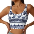 thumbnail image 2 of Lsque Sea Underwater Animals1 Printed Women'S Sports Bra, Compression, Moisture Wicking, High-Impact Sports Bra For Women,Supportive sports bra-Small, 2 of 9