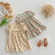 thumbnail image 3 of Vestido de niña con volantes y bordado de fresas Vestido de muñeca de manga corta con estampado de frutas de verano para niños, 3 of 5