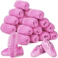 thumbnail image 1 of Paquete de 300 fundas desechables antideslizantes para zapatos Zhanmai, color rosa, 1 of 7