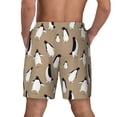 thumbnail image 4 of Uemuo Lovely Penguin Pattern Mens Swim Trunks Quick Dry Board Shorts with Mesh Lining, Stretch Beach Shorts Quick Dry No-Chafing Board Shorts-3X-Large, 4 of 9