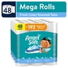 Angel Soft 2-Ply Toilet Paper, Fresh Linen Scented Tube, 48 Mega Rolls, 320 Sheets Per Roll