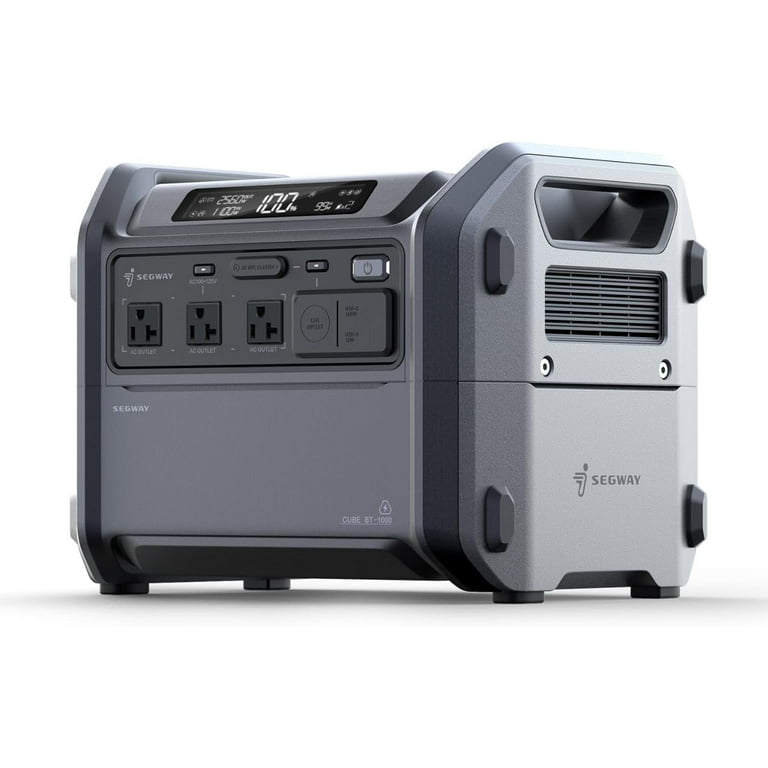 SEGWAY ポータブル電源 2200W Segway Portable Power Station Cube 1000, 2200W AC Outlets
