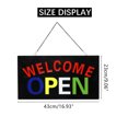 thumbnail image 2 of LED Neon Welcome Open Sign for Business: Lighted Sign Welcome Open  – Indoor Electric Light up Sign for Stores (17 x 10 in) Includes Business Hours and Welcome Open Signs, 2 of 8