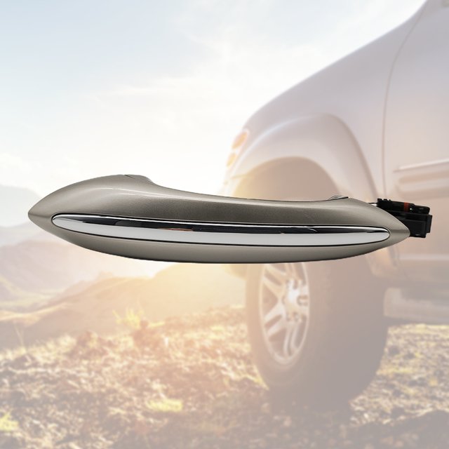 Manija de puerta lateral izquierda sin llave para BMW Serie 5 F10 11-17 (Champagne trasera izquierda)