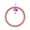 Color: orange Size:large, variant on Cotton Rope Bird Toy Swing Hanging Rings For Cage Enrichment Parrots Parakeets Climbing Exercise And Balance Training