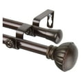 thumbnail image 2 of Magnolia Double Curtain Rod 120-170 inch - Satin Nickel, 2 of 2