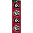 thumbnail image 1 of Ensemble de 4 Décalcomanies Georgia Bulldogs, 1 of 1