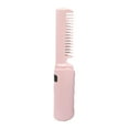 thumbnail image 3 of Runquan Brosse Lissante Sans Fil Anti-Brûlure Fer à Lisser Portable Rose, 3 of 8