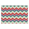 thumbnail image 3 of Placemats Set Of 4 Linen Durable Table Place Mats Colorful Wave Stripe Dinner Mats for Party Kitchen Dining Decoration, 3 of 7