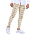 thumbnail image 2 of Pantalones largos de verano para hombre, pierna recta, para uso diario, finos, informales, de negocios, de rayón, 2 of 6
