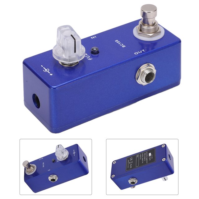 Effet Fuzz Métal, Effet Fuzz Mini Effet Fuzz Métal Accessoires d'Instruments de Musique Design de Classe Mondiale