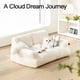 thumbnail image 3 of Luxury Fur Summertime Pet Cat Nest Sofa - Modern Puppy Small Animal Kitten Dog Bed ShopWise Round, 3 of 28