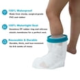 thumbnail image 3 of Waterproof Kid Foot Cast Cover for Showering, Reusable Child Foot Cast Protector, Cast Covers for Ankle Shower after Surgery, Watertight Cast Bag for Burns, 3 of 5