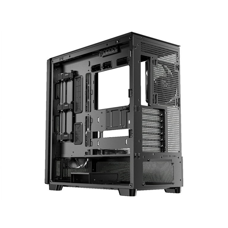 Antec Flux SE Silent PC Case, Geluidsabsorberende Schuimrubberen Walnoothouten Pwm Ventilatoren