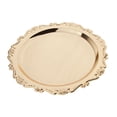 thumbnail image 4 of Plato Dorado Sunnimix Bandeja de Postre 25 cm para Servir Frutas y Postres, 4 of 8