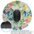 thumbnail image 4 of Disketp Tropical Flowers Small Mouse Pad 7.9x7.9 Inches,Washable Round Mousepad For Office Laptop Computer,Non-Slip Rubber Base Mouse Pads For Wireless Mouse, 4 of 9