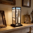 thumbnail image 5 of Retro Vintage Tall Phonebooth Lamp, Vintage Telephone Booth Table Lamp with LED Light, Phone Box Decorative Night Light for Bedroom, Office, Unique Retro Home Decor Gift, 5 of 9