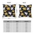 thumbnail image 2 of Yiaed Lilies Flowers Print Pillow Covers Super Soft Decorative Square Throw Pillow Covers Case Cushion Covers for Sofa Couch Bedroom Car Decor（No pillow core）-18"x18", 2 of 7