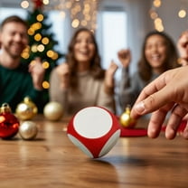 Neoyler Christmas Decorations DIY Santa Swap Gift Exchange Dice Erasable Party Game with Customizable Rules for Holiday Secret Santa Family Gatherings and Christmas Parties Red 3.9x3.9x3.9in