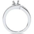 thumbnail image 2 of Pompeii 1/3ct Diamond Engagement Setting 14K White Gold (G/H,SI1-SI2), 2 of 3