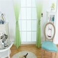 thumbnail image 2 of Cenefas para cortinas de ventanas Panel De Cortina Transparente Para Habitación Con Degradado De Gasa De Tul Para Ventana, 100x200cm, Verde Verde Magideal Cenefas para cortinas de ventanas, 2 of 6