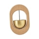 thumbnail image 4 of Timbre de puerta de madera creativo y único para el hogar. oval, 4 of 9