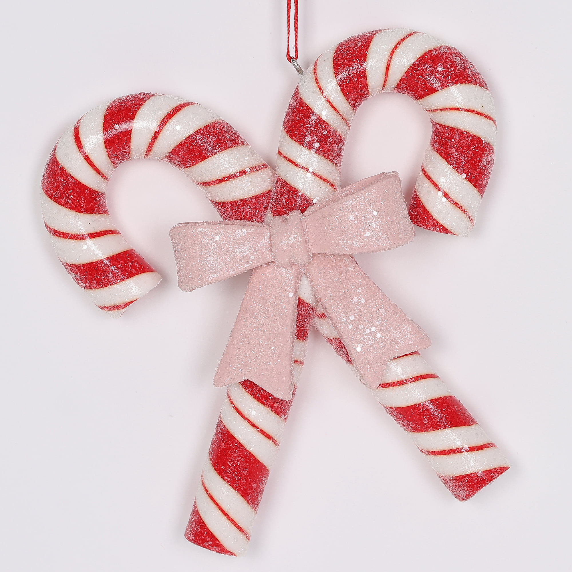 Clay Candy Cane Christmas Ornament, 4.5 in, by Holiday Time