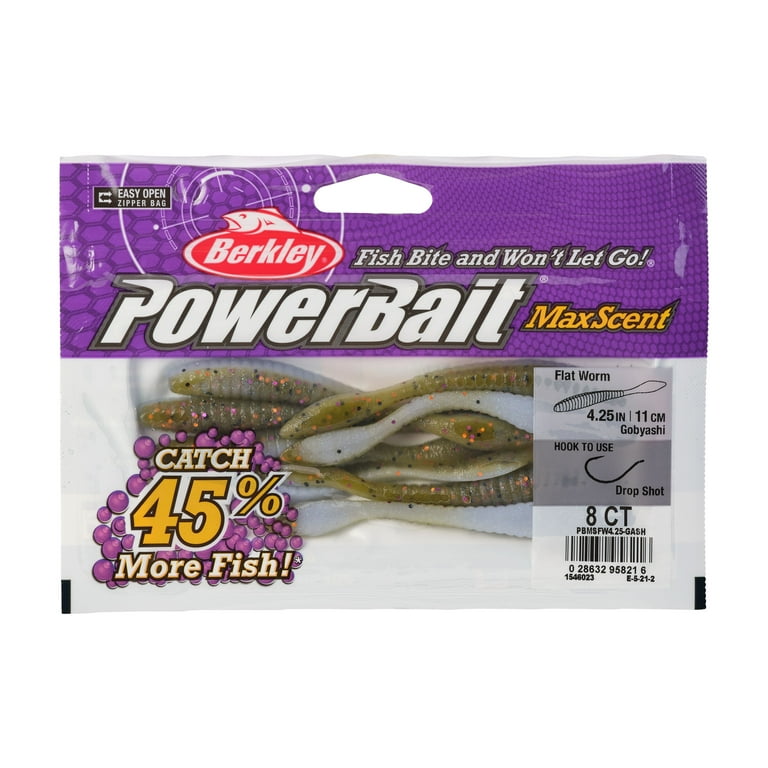 Berkley PowerBait MaxScent Flatworm, 4.25 in., Gobyashi