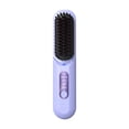 thumbnail image 3 of Plancha de pelo inalámbrica con tres ajustes de temperatura, calentamiento rápido, portátil, carga USB, regalo de belleza para niñas Violeta, 3 of 8