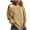 Khaki, variant on Vedolay Womens Sweaters Women's V Neck Sweater Long Sleeve Drop Shoulder Oversized Knit Pullover Tops,Pink XXL