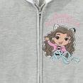 thumbnail image 4 of DreamWorks Gabby's Dollhouse Fleece Zip Up Hoodie with Ears (Girls), Sizes 3T-10, 4 of 8